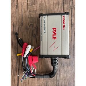 Pyle PLUTV49BTR 1500W 4 Channel Marine Power Amplifier Waterproof ATV UTV Jeep